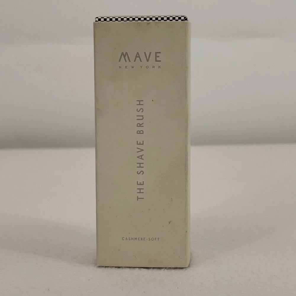 Mave New York The Shave Brush Cashmere Soft Synthetic Bristle Shaving Brush NEW